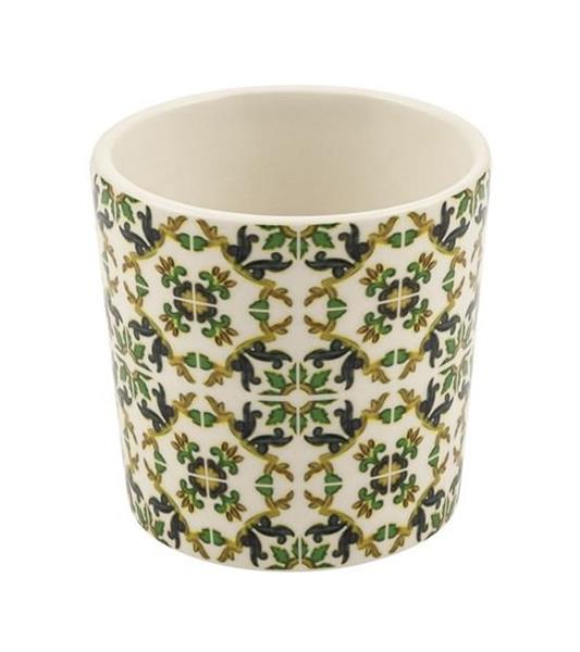 VASO CERAMICA MAIOLICA H.7 CM X D.7 CM *1/6/108* (ML-18)