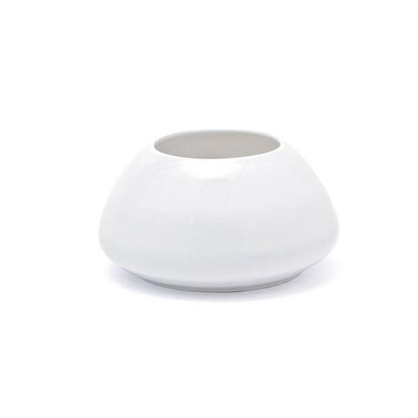 VASO CERAMICA BIANCO D.22,5/11,3 INT X H.12 CM *1/4* (5953-1-BI)