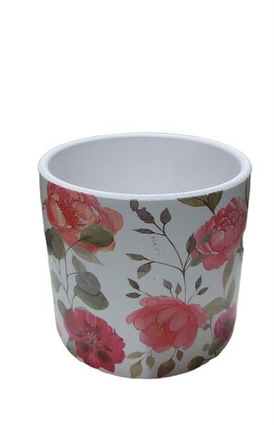 CASPO' ROSE D.13.8 X 12.5 CM BIANCO (52035M)