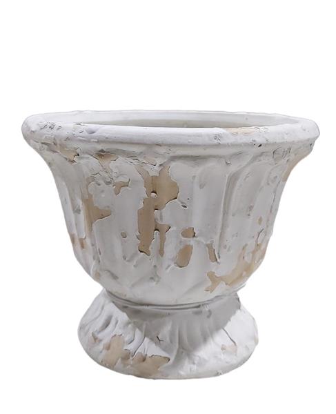VASO VINTAGE WHITE D.13 X H 10 CM (2230044-65)