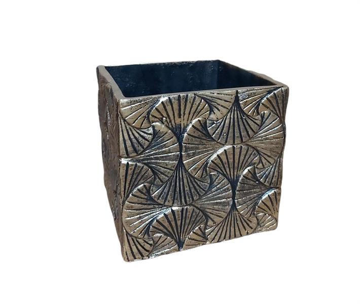 CASPO' QUADRO 12,5X12,5 H12 GINKO BILOBA ORO/NERO (61423BG)