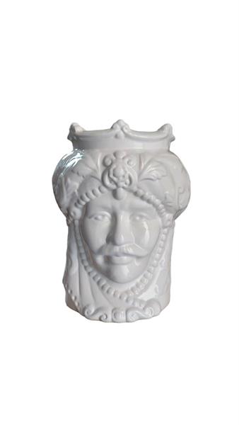 VASE KING H 13 CM WHITE (K01/13W)