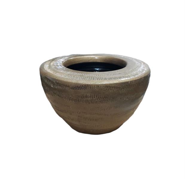 C.POT BOULE ORO D.12 X H 13 CM  **1/4** 19RIC2018-GD