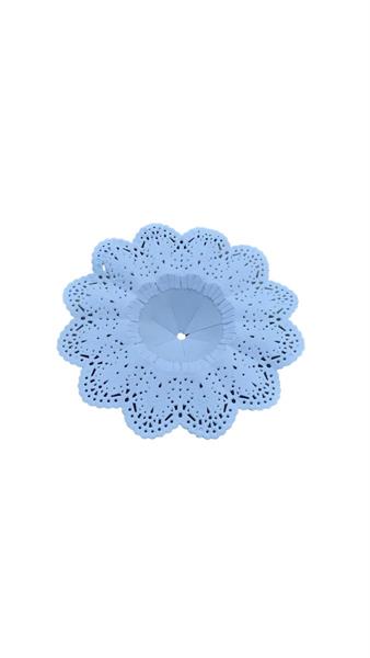 SOTTOBOUQUET 6cm Conf.25 Pz*1/10/180/2880* WHITE BIEDERMEIER