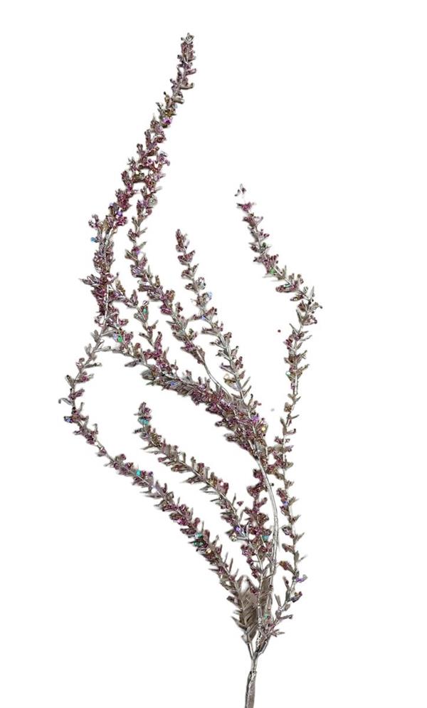 AMARANTHUS HANGING SPRAY GLITTER 110CM PINK (427076)
