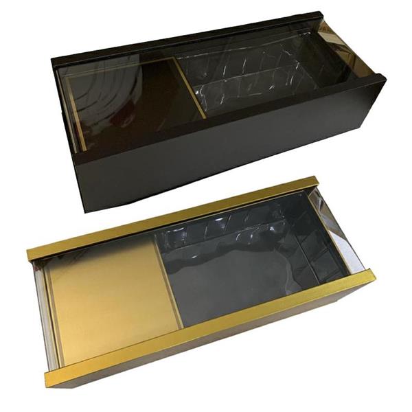FLOWER BOX 42X17XH.10.5 CM C/SCAT.INTERNA 15.5X15.5XH7CM