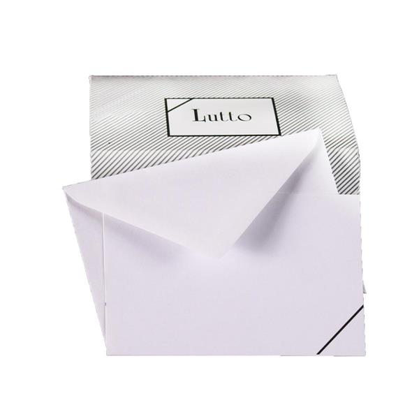 OPALINA BUSTA E FOGLI CONF.100 Pz - LINEA LUTTO  Cod.702C