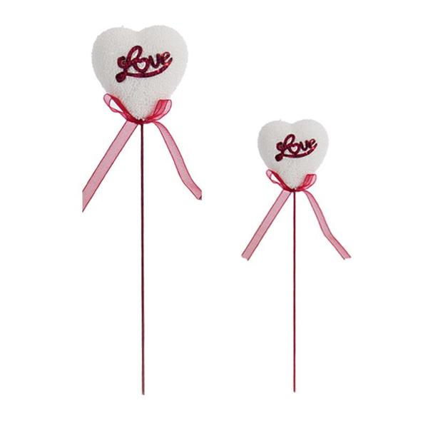 PICK HEART BIANCO LOVE
