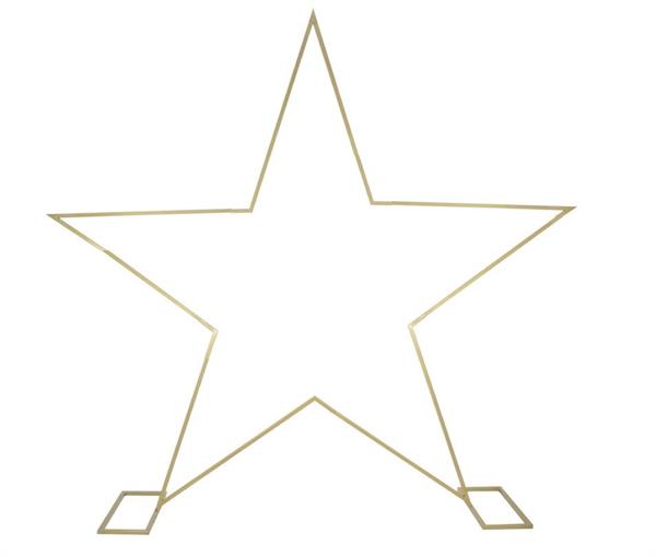 STRUTTURA FERRO STELLA L.260 X H.240 CM ORO (ST001)