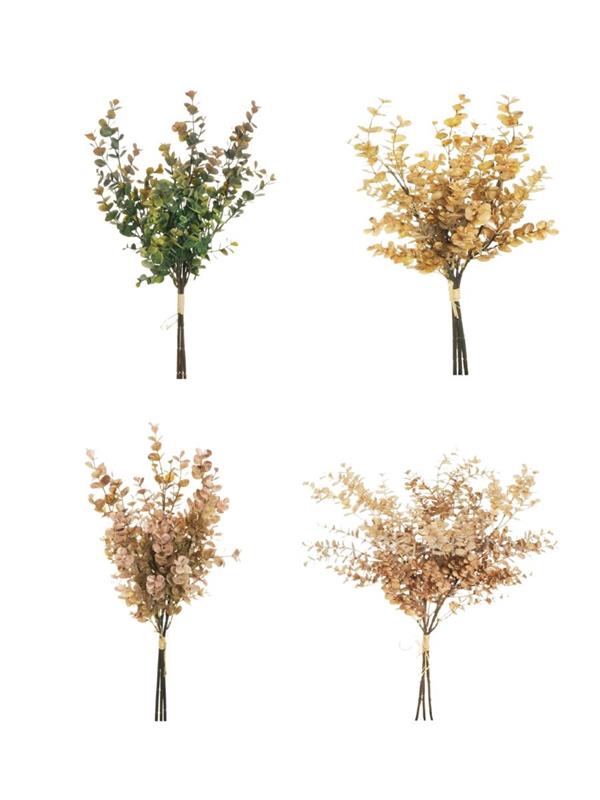 PLASTIC EUCALYPTUS BUNDLE X3,49 CM *1/12*