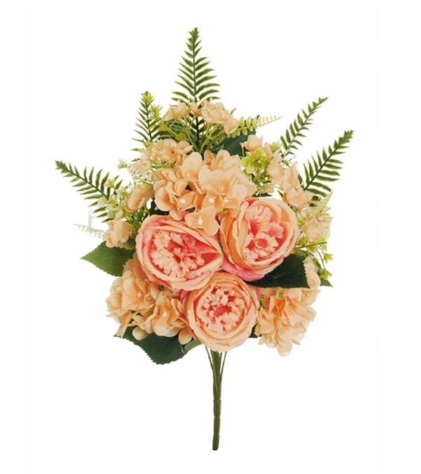 CABBAGE ROSE,HYDR,BERRIES,BUSH X11,62 CM LT YELL/OR 80-410221