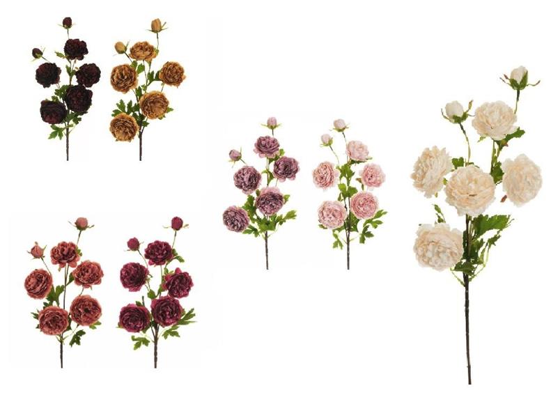 MINI RANUNCULUS SPRAY X4 76 CM