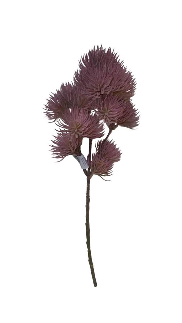 54CM FLOCKED EXOTIC SPRAY LAVENDER (01987)