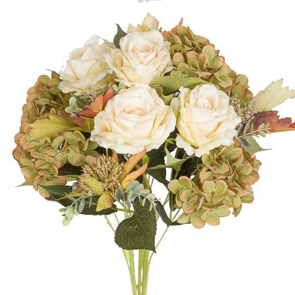 MAZZO ROSE X15 60 CM CREAM GREEN *1/6/48*
