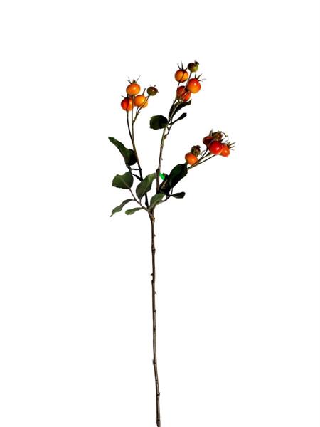 ROSE HIPS SPRAY 65 CM ORANGE *1/12*