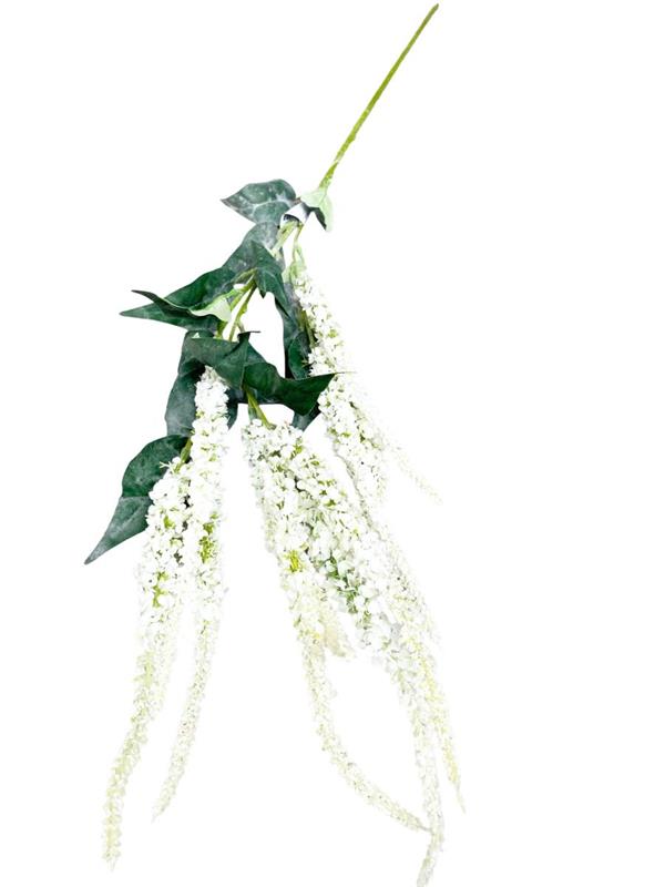AMARANTHUS SPRAY H.50 CM C/STELO 1,10 MT WHITE (94397) *1/24*