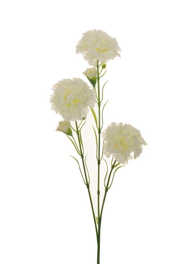 CARNATION SPRAY X3 W-3 FLWS & 2 BU WHITE (80-311030)