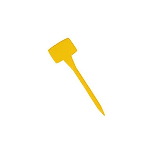 PORTAPREZZI IN PLASTICA GIALLO BUSTA DA 24 PZ CM.20 *1-24*