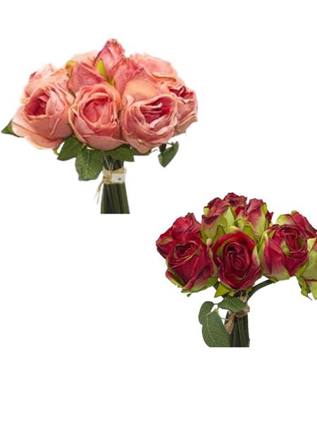 DRIED ROSE BUNCH X7 FLR S 3 BUDS