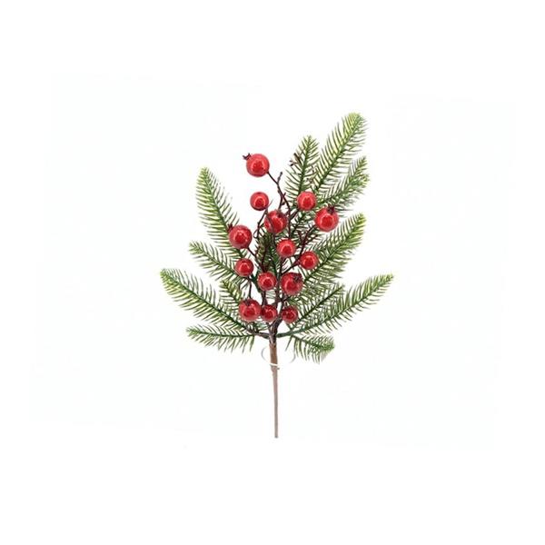 54CM BERRY/PINE LV SPRAY RED (46035)