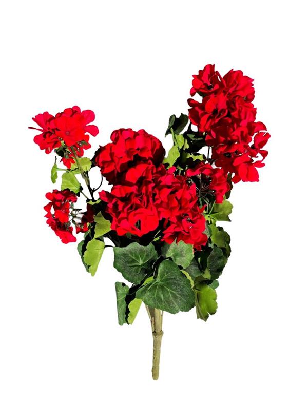 22 GERANIUM HANGING BUSH RED (88355)