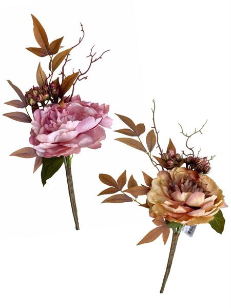 39CM FALL PEONY BQT  **36/216**