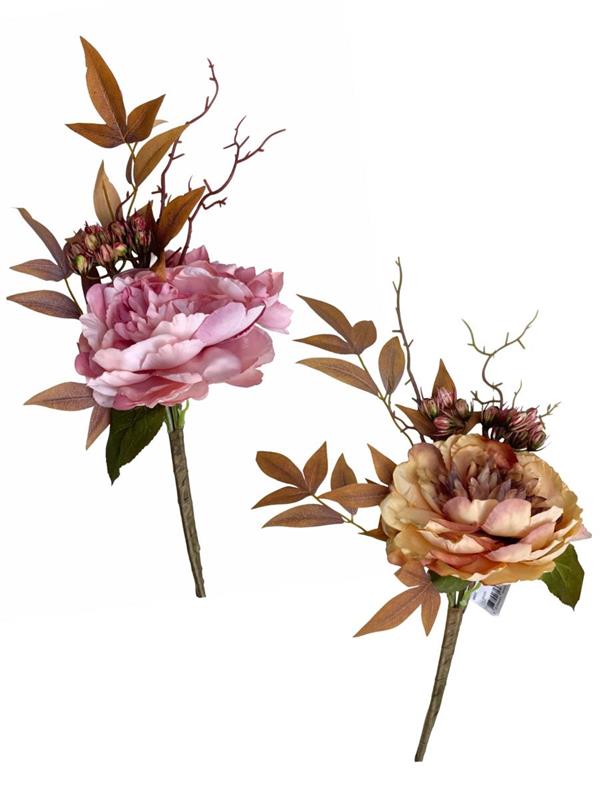 39CM FALL PEONY BQT  **36/216**
