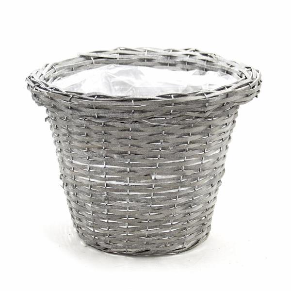CASPO BORDO TRECCIA D.30 H 24 CM GRIGIO