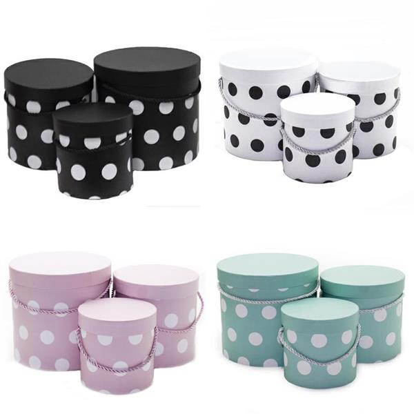 FLOWER BOX S/3 h17 d18 h14,5 d15 h12 d 12,5 Pz27
