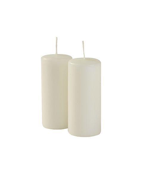 CANDELA MOCCOLO D. 5 CM H. 12 CM CONF. 9 PZ **1/8** CREMA(34)