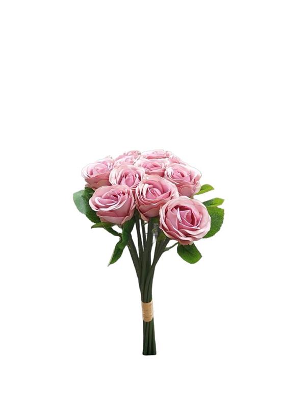 ROSE BUNCH X 12 - L.45 CM *1/12/96/480* VIOLET (EM08/V)